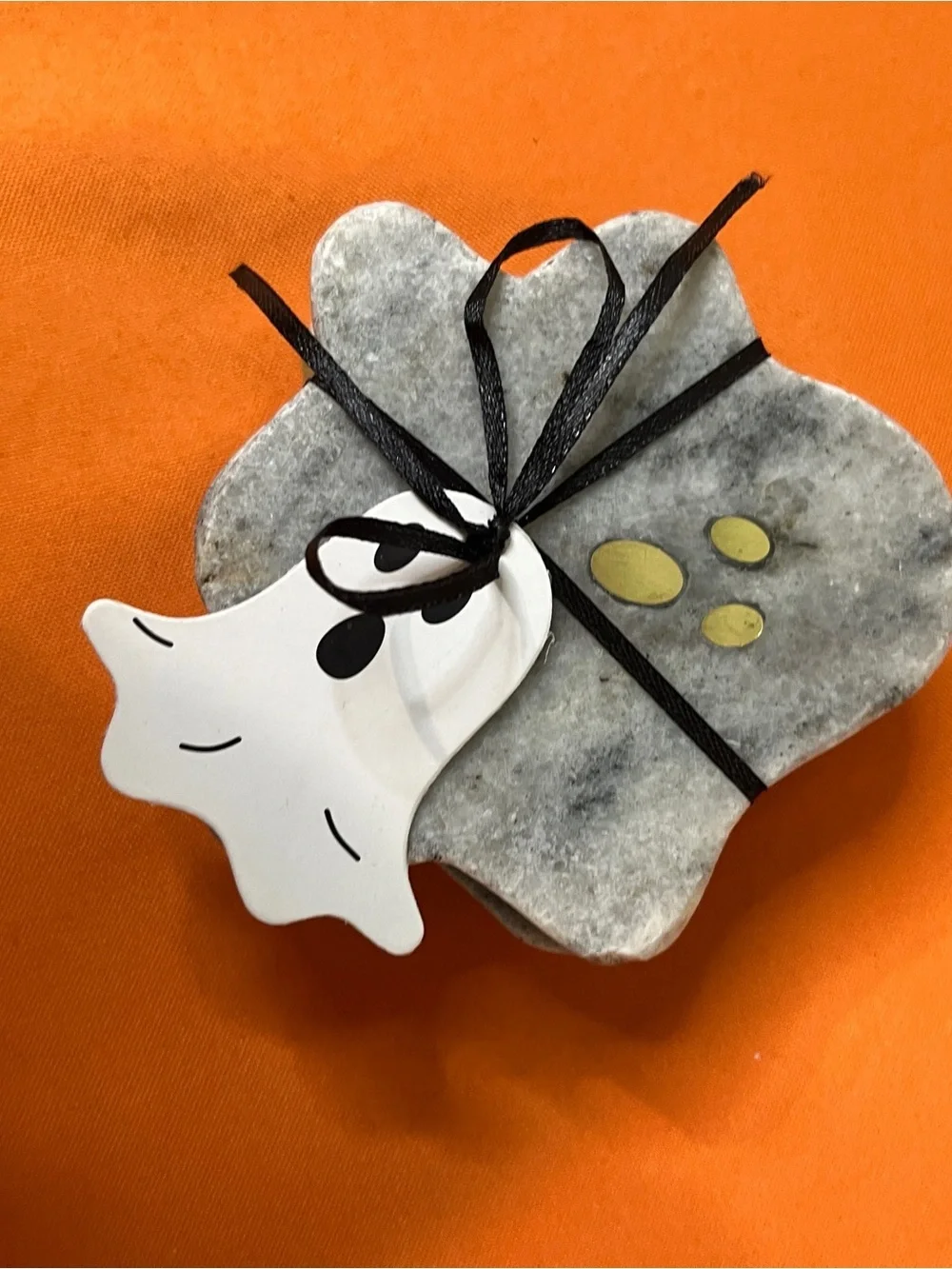 Marble Ghost Heavy Duty Coasters set of 4
